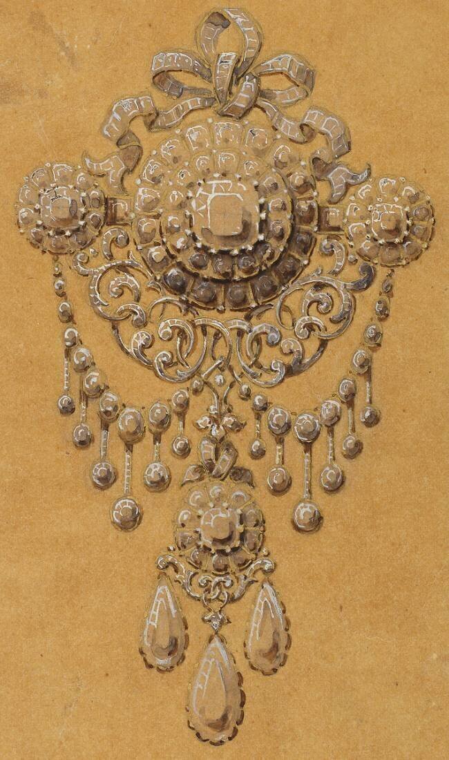 Jewellery brooch Léon Rouvenat