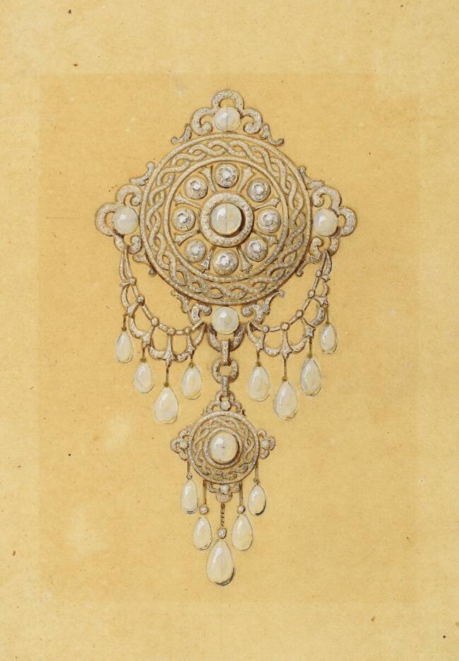 Jewellery brooch Léon Rouvenat
