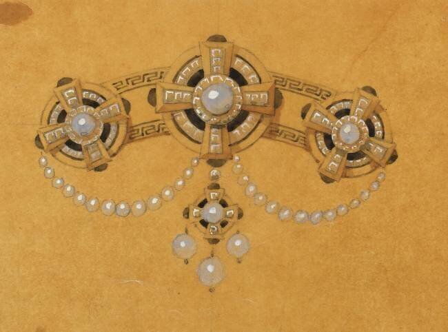 Jewellery brooch Léon Rouvenat