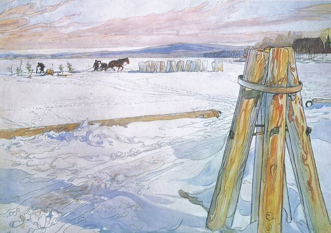 Johan fetched Brunte Carl Larsson