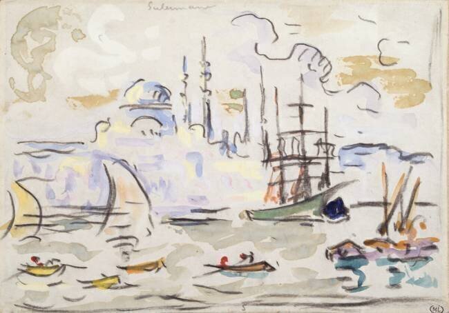 La Mosquée de Soliman à Constantinople Paul Signac