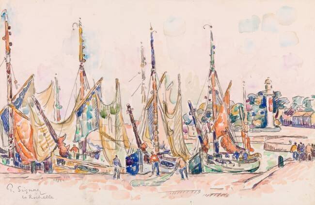 La Rochelle: Boats Paul Signac