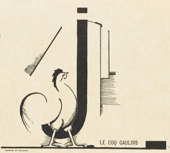 "le coq gaulois"dessin d'Edward Steichen anonymous