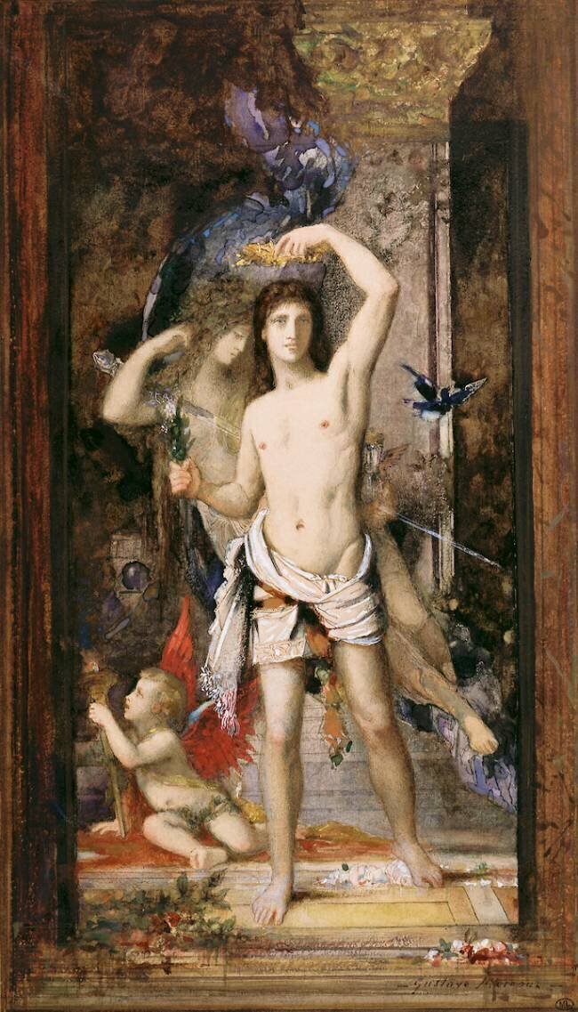 Le Jeune homme et la mort Gustave Moreau