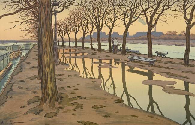 L'Ile aux cygnes Henri Rivière