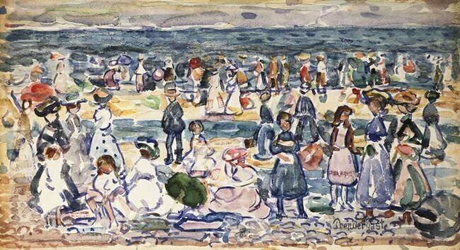 Low Tide Maurice Brazil Prendergast