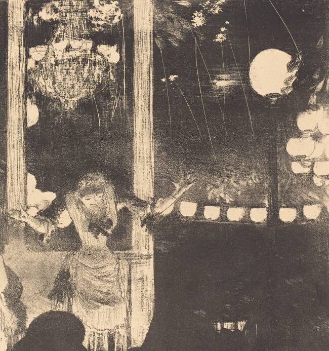 Mademoiselle Becat at the Cafe des Ambassadeurs Edgar Degas