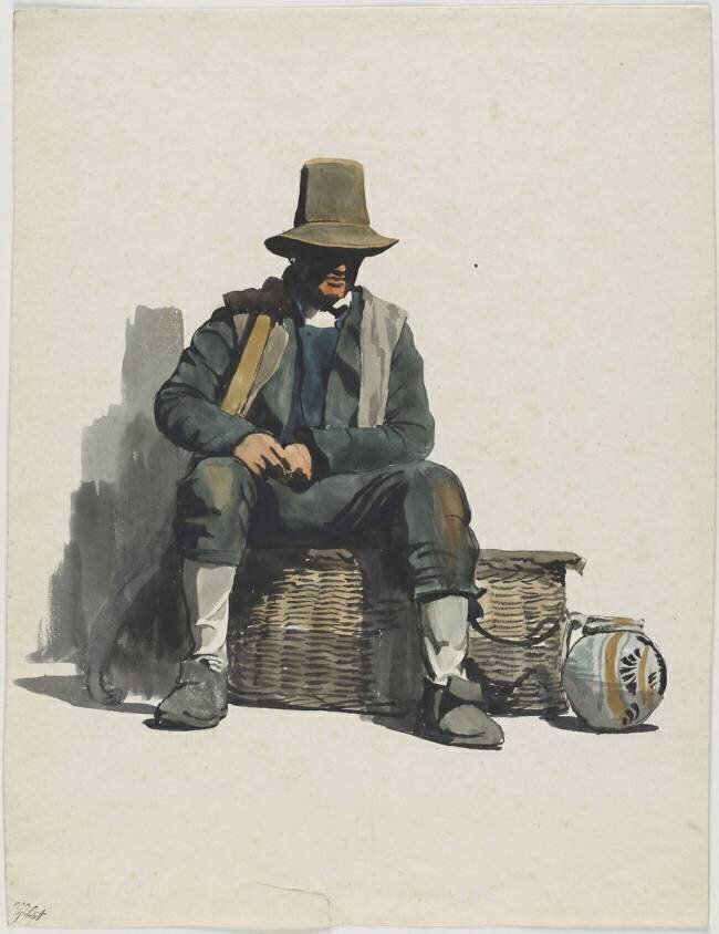 Marchand de poteries Ernest Hébert