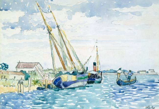 Marine Scene Henri-Edmond Cross