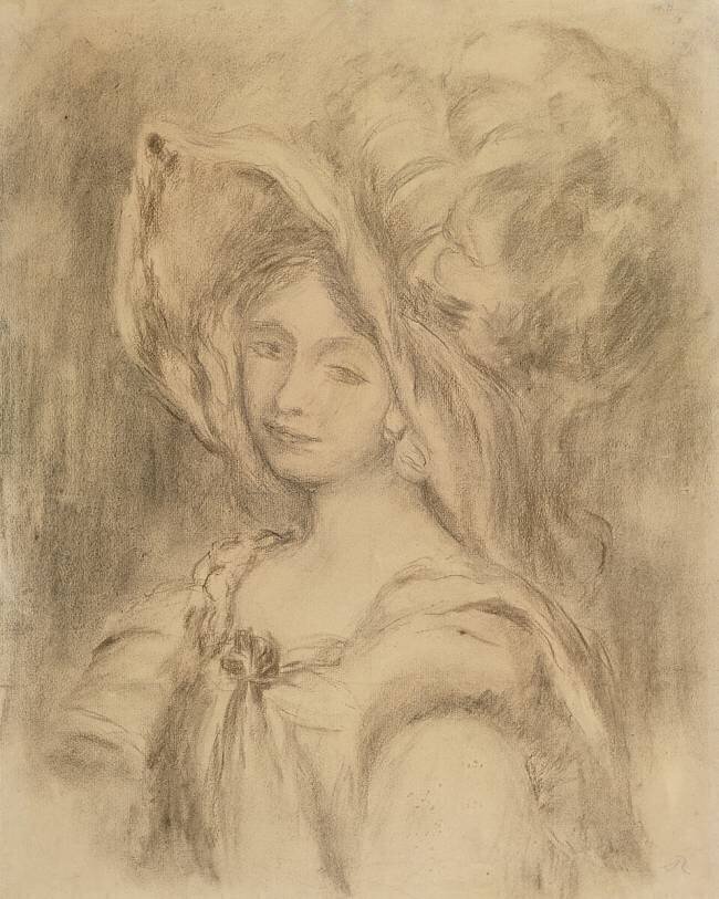 Mme Dieterle in a Hat Auguste Renoir