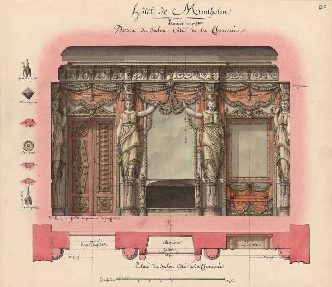 Montholon Hotel Jean-Jacques Lequeu