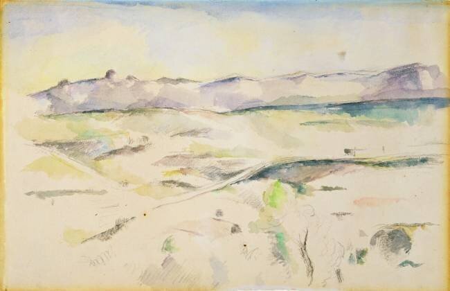 Mountain Range Paul Cézanne