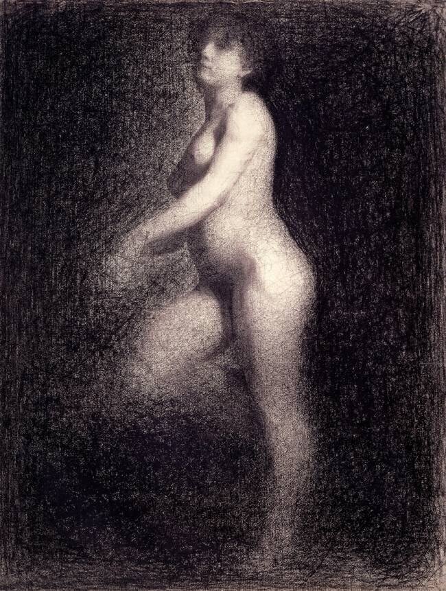 Nude, 1881-82 Georges Seurat