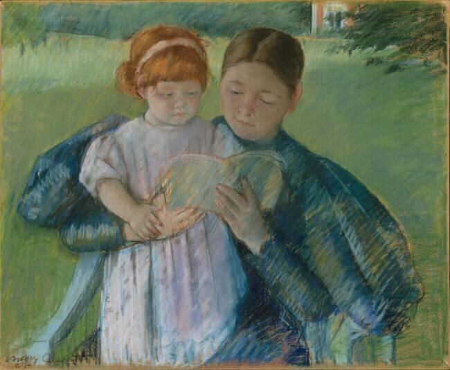 Nurse Reading to a Little Girl Mary Cassatt