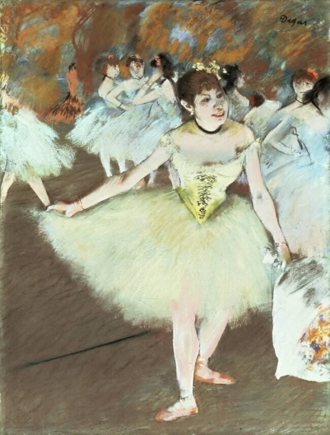 On Stage Edgar Degas