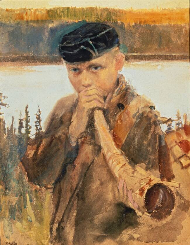 Paanajärvi Shepherd Akseli Gallen-Kallela