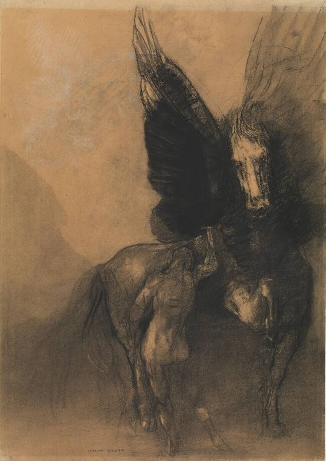 Pegasus and Bellerophon Odilon Redon