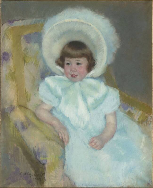 Portrait de Louise-Aurore Villeboeuf enfant Mary Cassatt