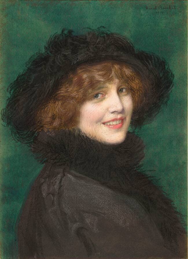 Portrait de Madame Ryan, née Arlette Warrain Marcel Baschet