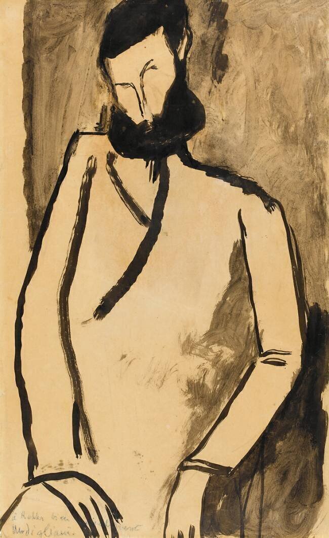 Portrait of a Bearded Man Amedeo Modigliani