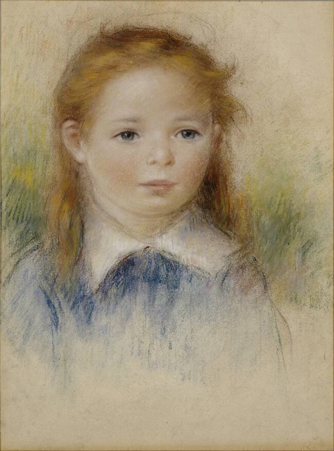 Portrait of a Young Girl Auguste Renoir