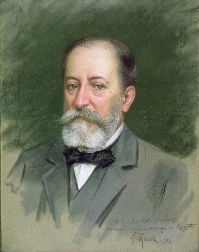 Portrait of Camille Saint-Saens Alberto Rossi