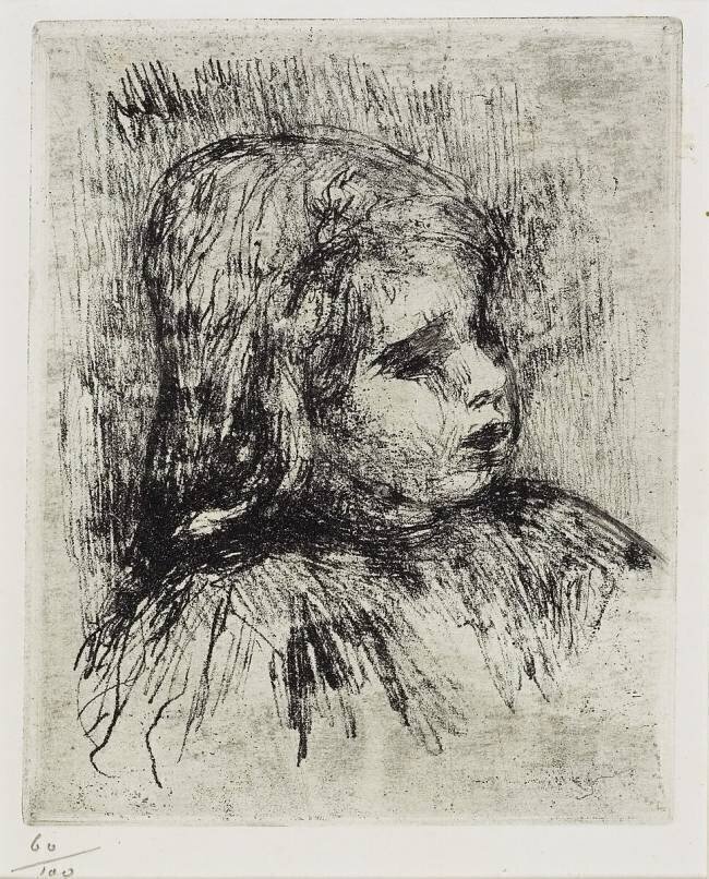 Portrait of Claude Renoir Auguste Renoir