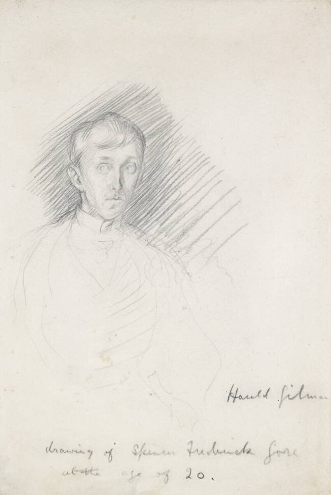 Portrait of Frederick Spencer Gore Harold Gilman