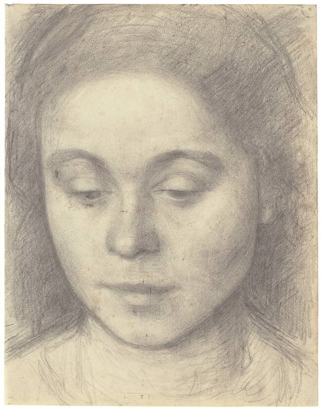 Portrait of Ida Vilhelm Hammershoi