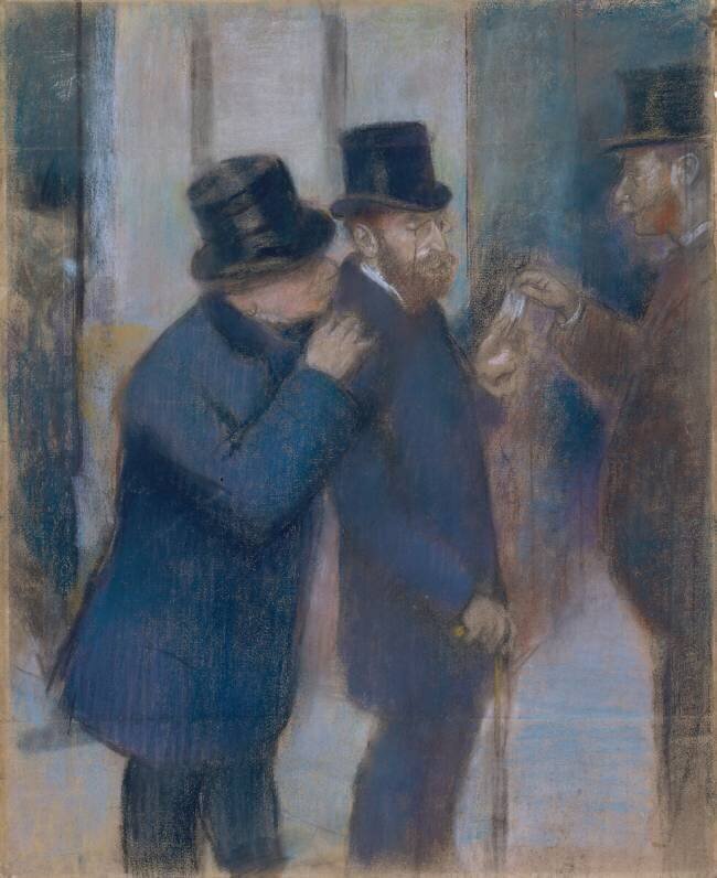 Portraits at the Stock Exchange Edgar Degas