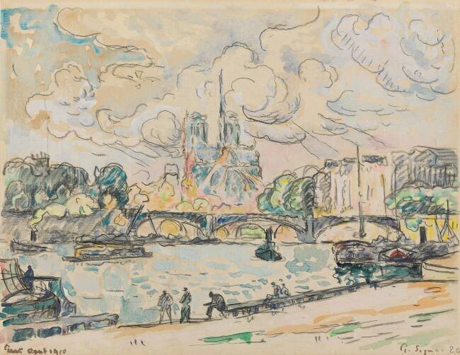 Quai d'Austerlitz Paul Signac