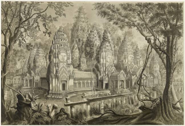 Ruines du Bayon (monument aux 42 tours) Delaporte Louis Marie Joseph