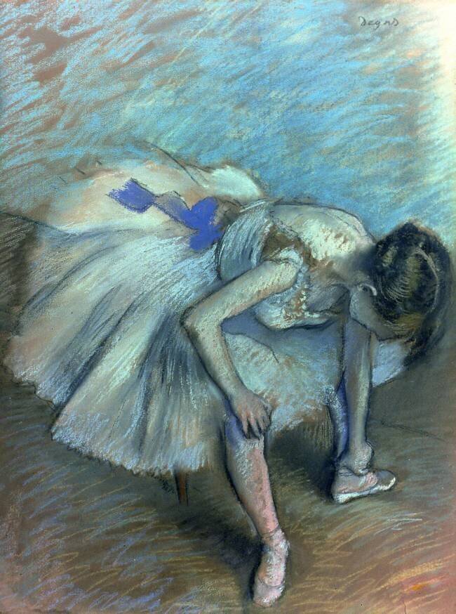 Seated Dancer Edgar Degas