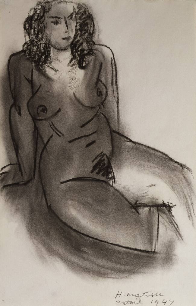 Seated Nude Woman Henri Matisse