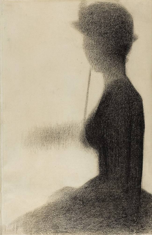 Seated Woman with a Parasol Georges Seurat
