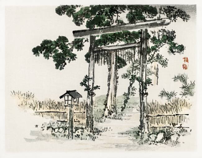 Shrine gate Kono Barei