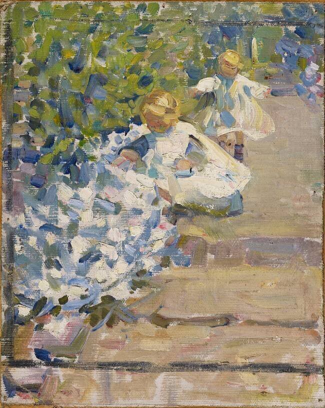 Sketch for Picking Flowers Helen Galloway McNicoll