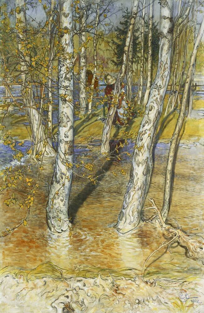 Springflood Carl Larsson