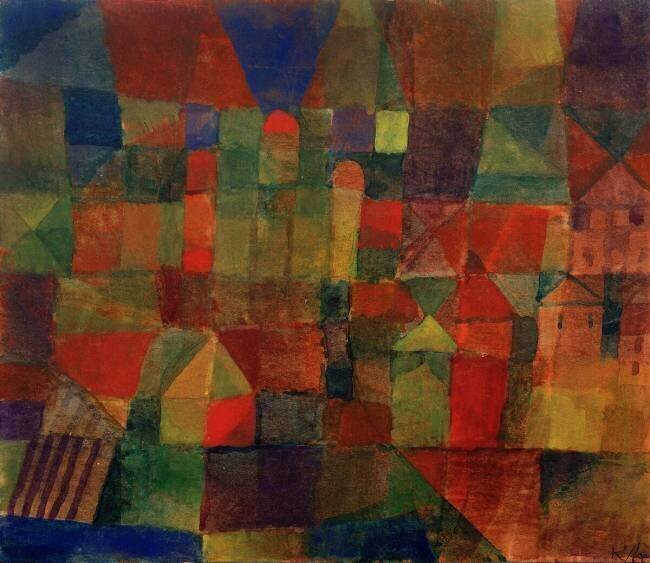Stadt mit den drei Kuppeln Paul Klee