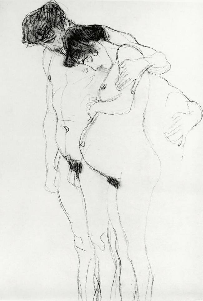 Study for "Hope I" Gustav Klimt