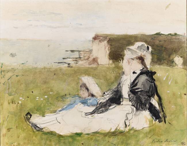 Sur la falaise Berthe Morisot