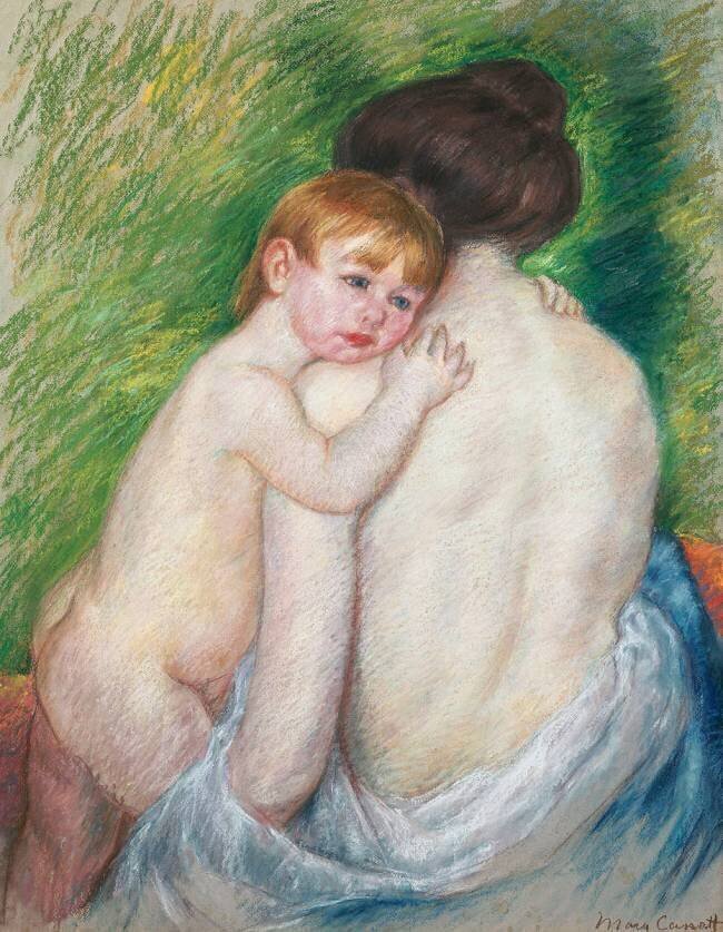 The Bare Back Mary Cassatt