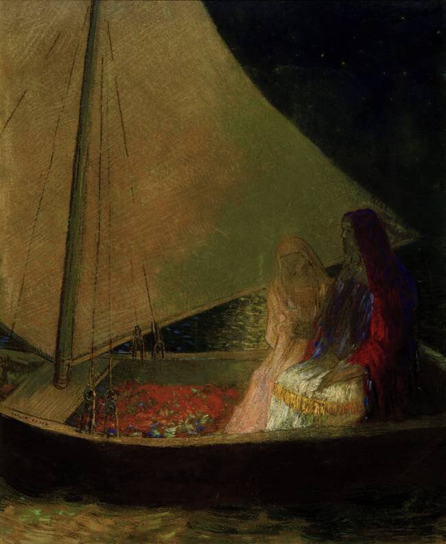 The bark Odilon Redon