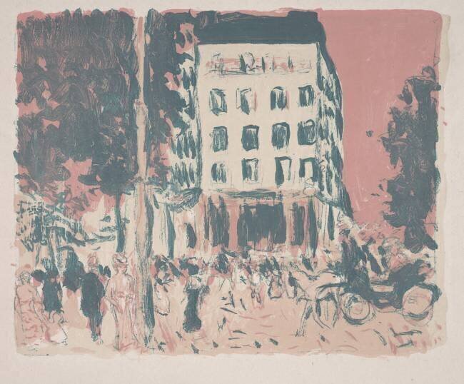 The Boulevards Pierre Bonnard