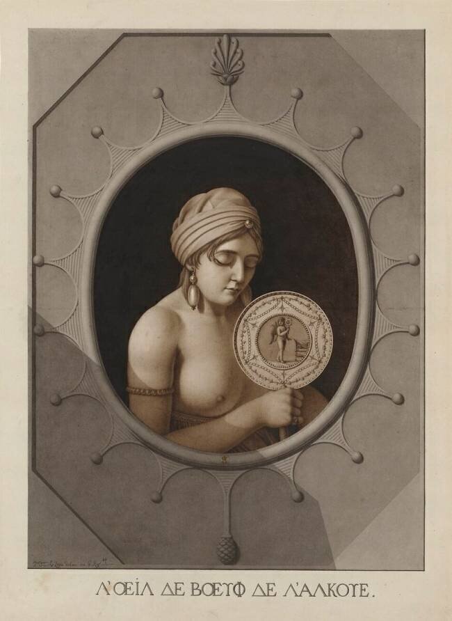 The bull's eye of the alcove Jean-Jacques Lequeu