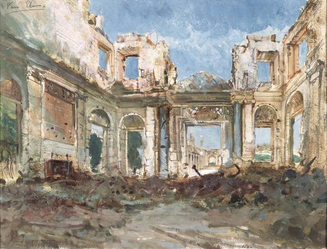 The Chateau de Saint-Cloud after the Fire Pierre Tetar van Elven