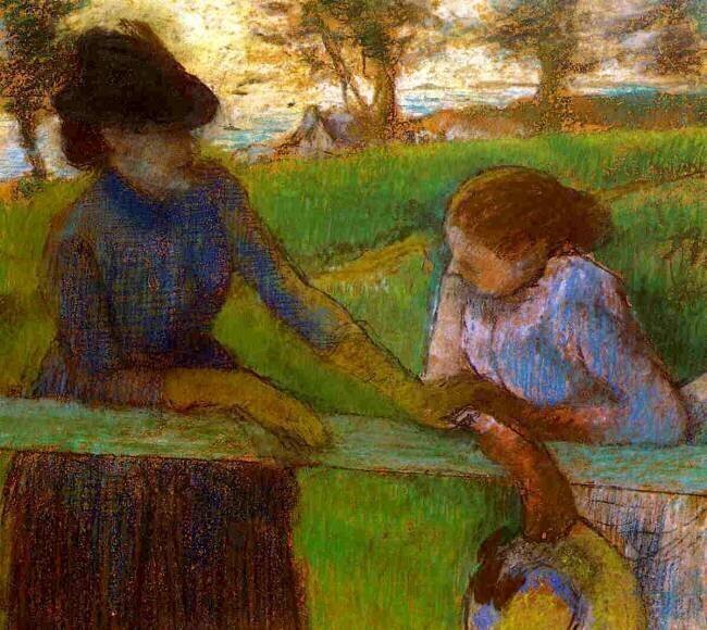 The Conversation Edgar Degas