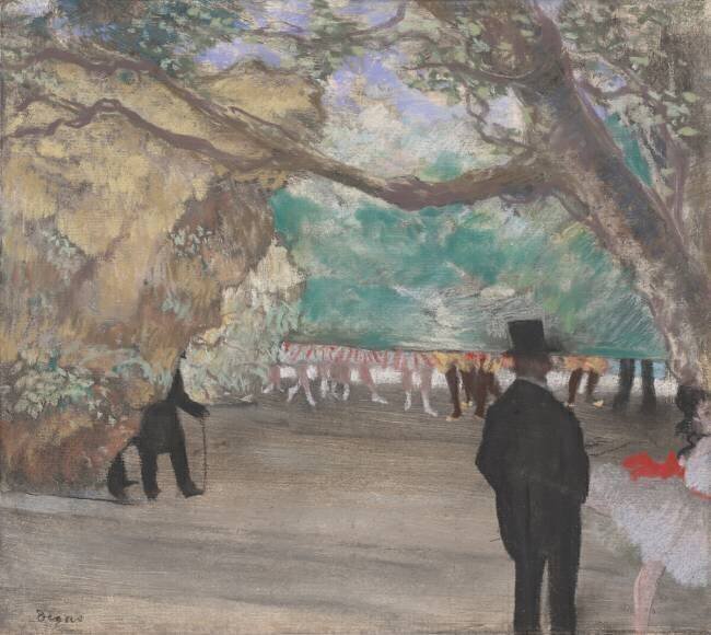 The Curtain Edgar Degas