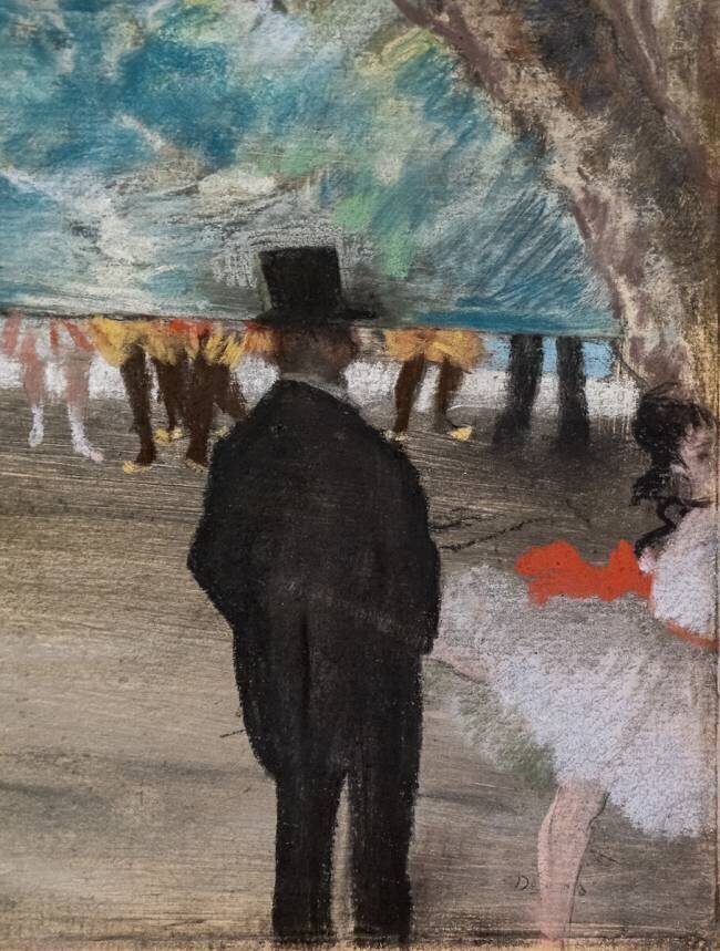 The Curtain Edgar Degas