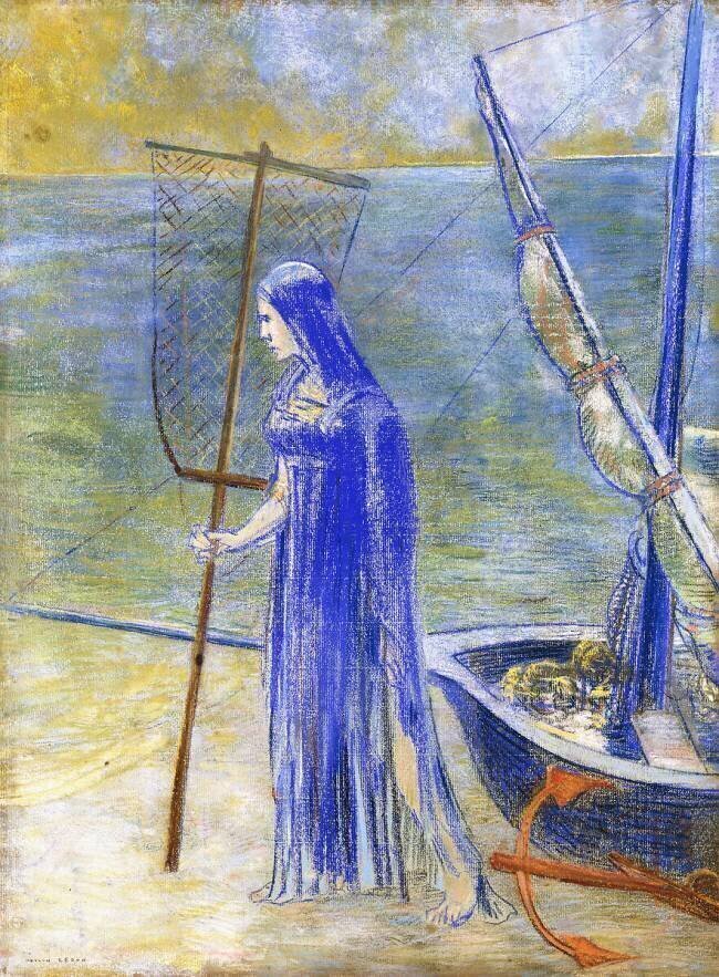 The Fisherwoman Odilon Redon